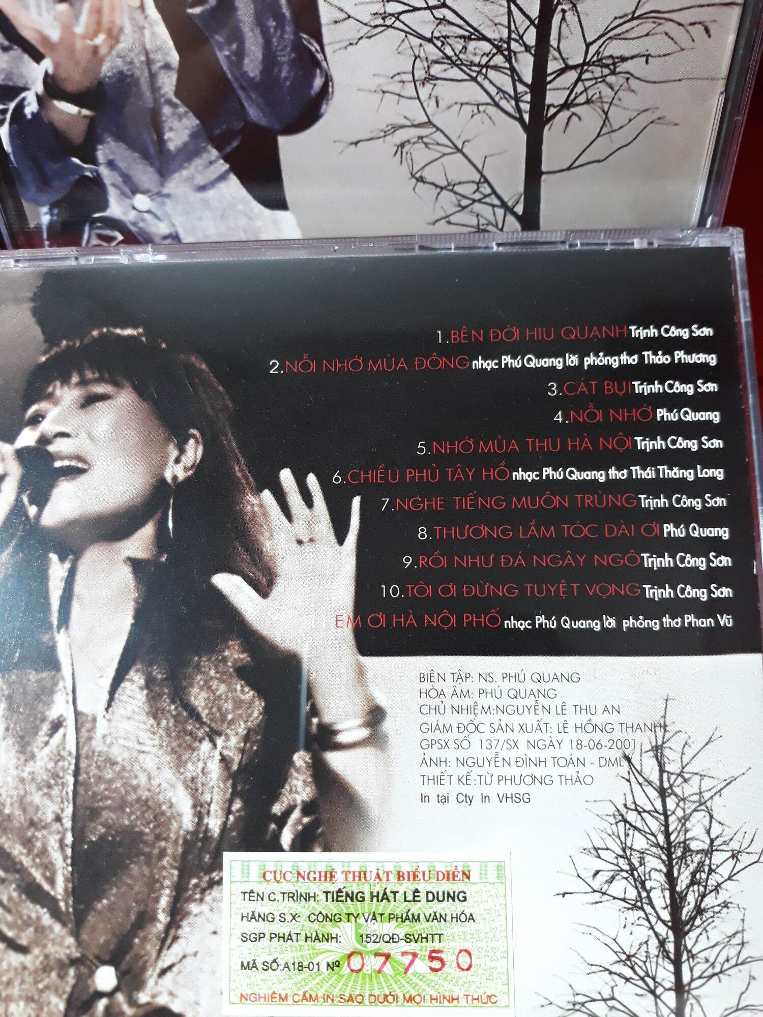 CD TIẾNG HÁT LÊ DUNG. MỚI, CHÍNH HÃNG