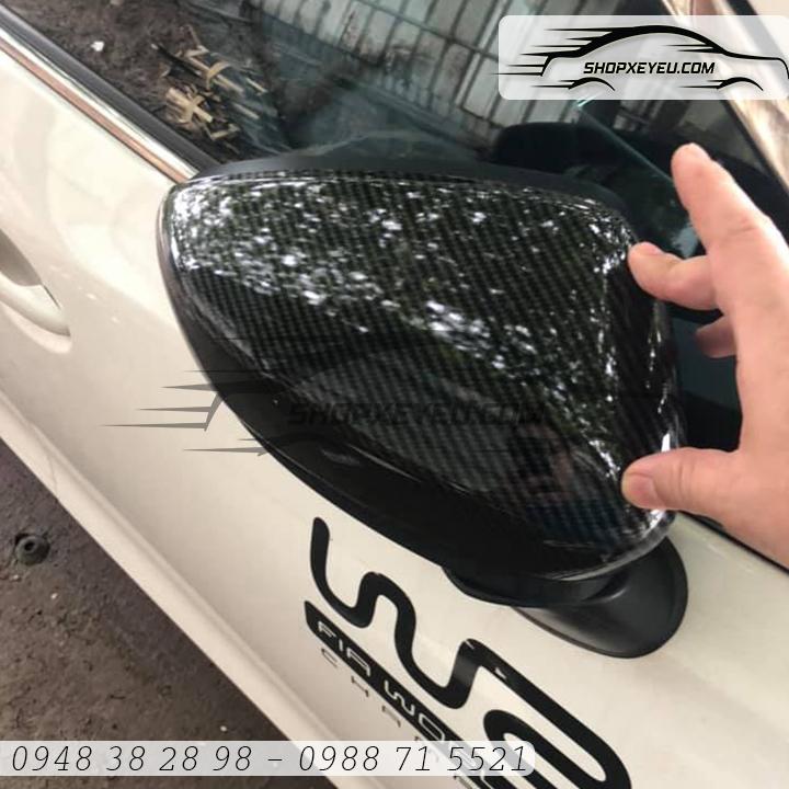 Ốp gương vân carbon cho Mazda 3 facelift ( năm 2017 đến 2019) , 6 đời facelift (2017 đến 2019)