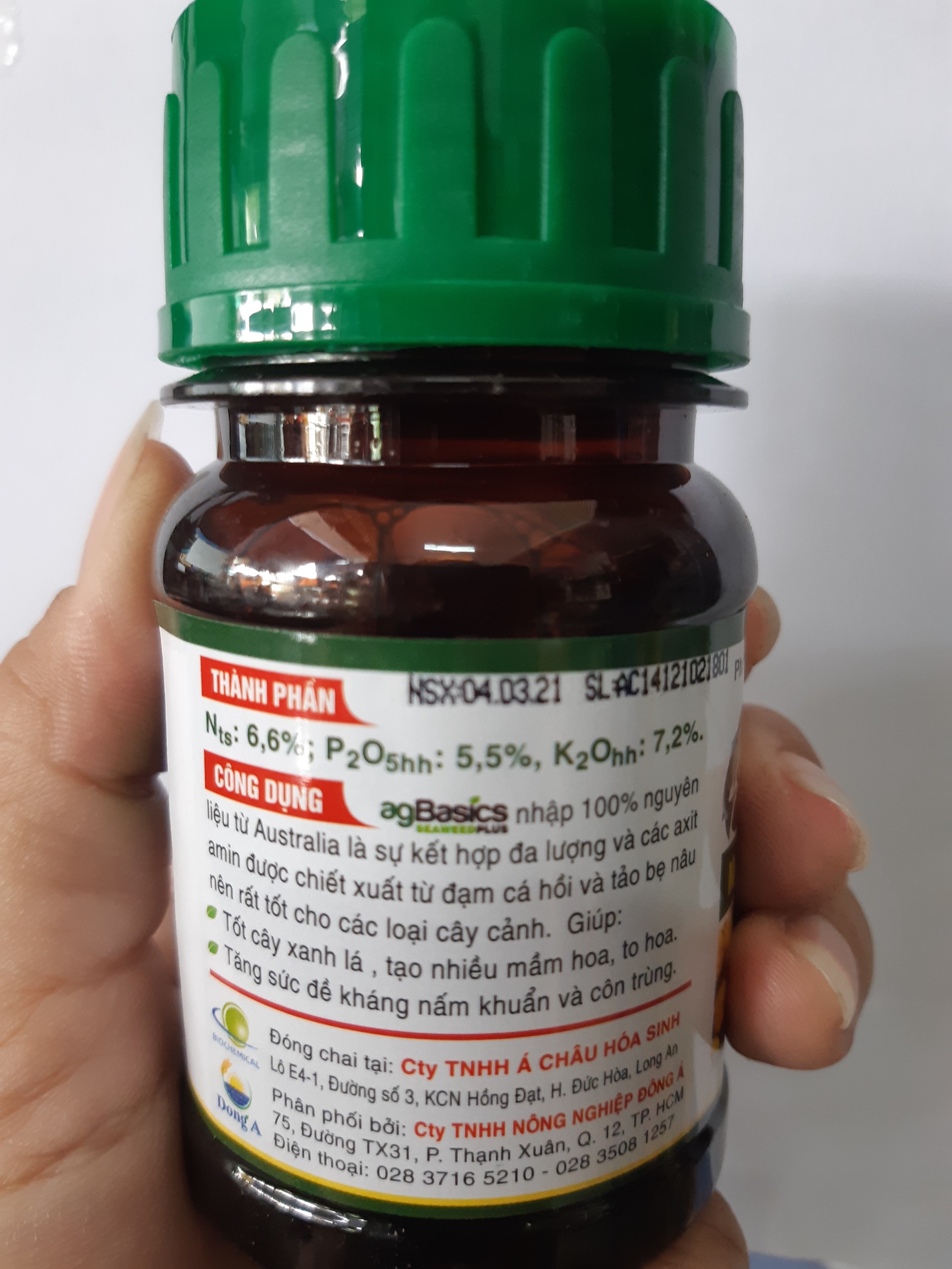 Phân bón hỗn hợp Ag Basics (#phanbon #caycanh #hoalan)