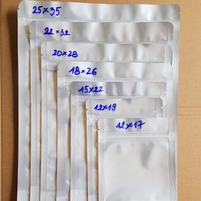 [HCM] 100G Túi zip một mặt bạc