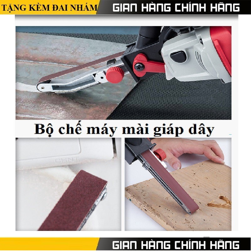 Máy mài đai nhám chuyển đổi từ máy mài góc