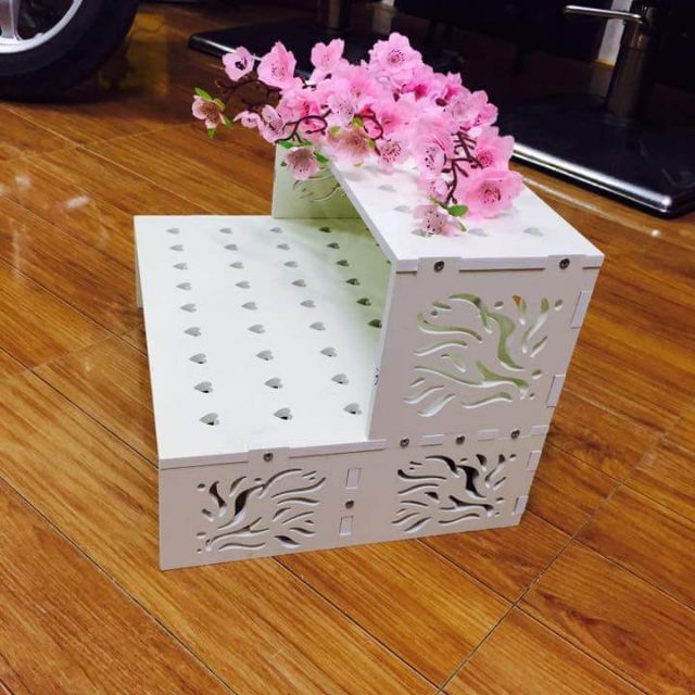 kệ để chân làm Nails gỗ công nghiệp