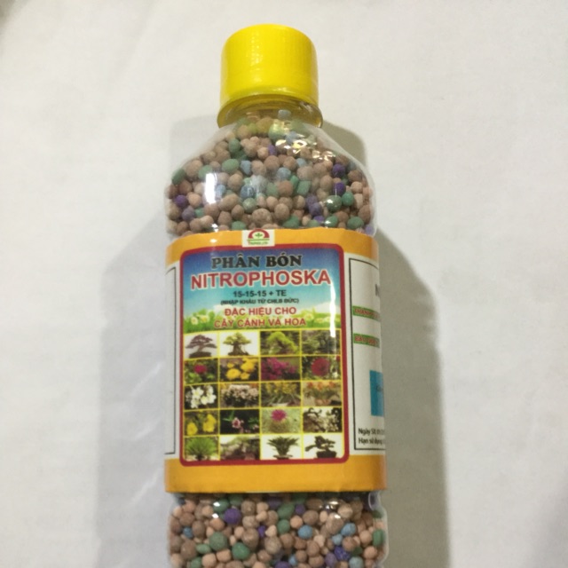 PHÂN BÓN ĐẶC HIỆU CHO HOA VÀ CÂY CẢNH chai 500gr