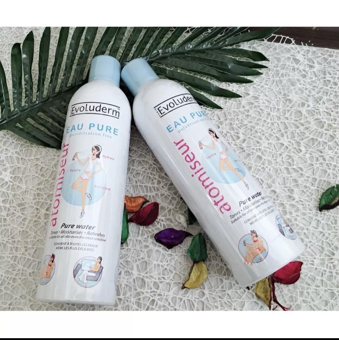 Xịt khoáng Evoluderm Atomiseur Eau Pure (150ml - 400ML)