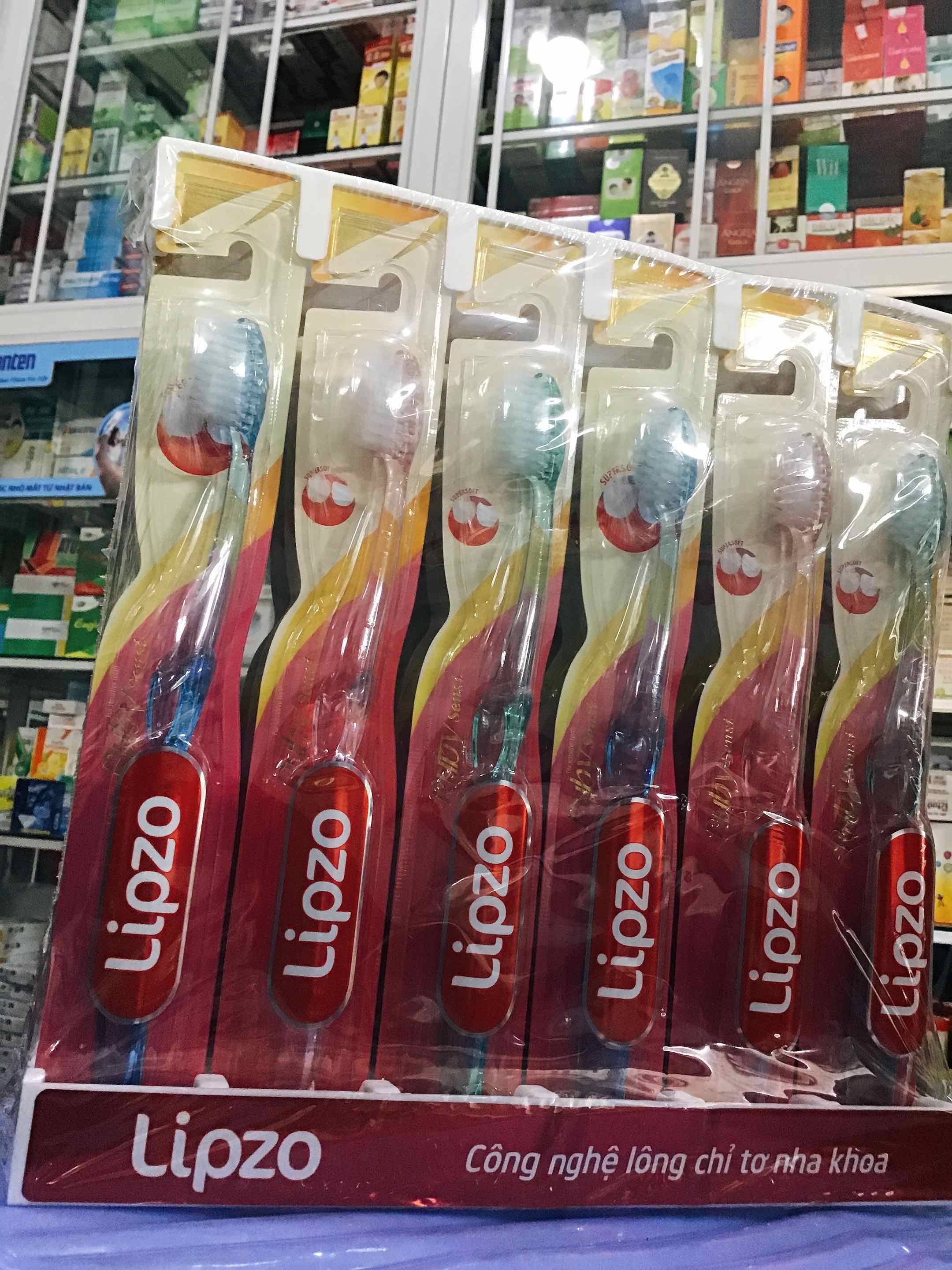 [HCM]bàn chải đánh răng Lipzo ruby sensi