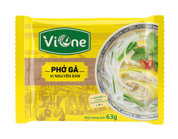 [Thùng 30 gói] Phở gà vị nguyên bản ViOne