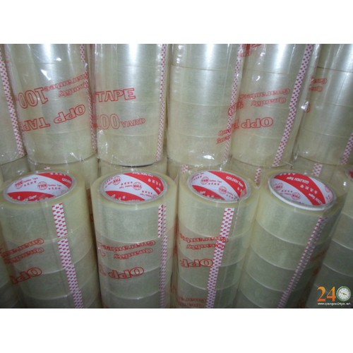 Lốc 6 cuộn băng keo trong 100 yard (1100g)