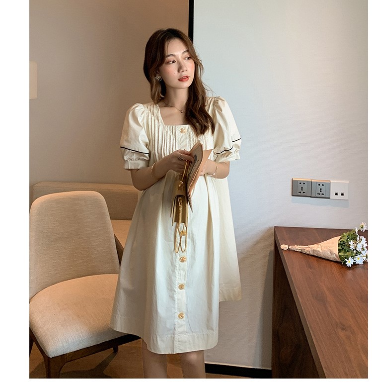 Váy Bầu Đầm Bầu Suông Lịch Sự A2151