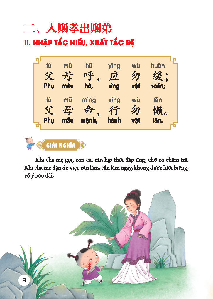 sách - Đệ tử quy - phép tắc người con ( bản màu )