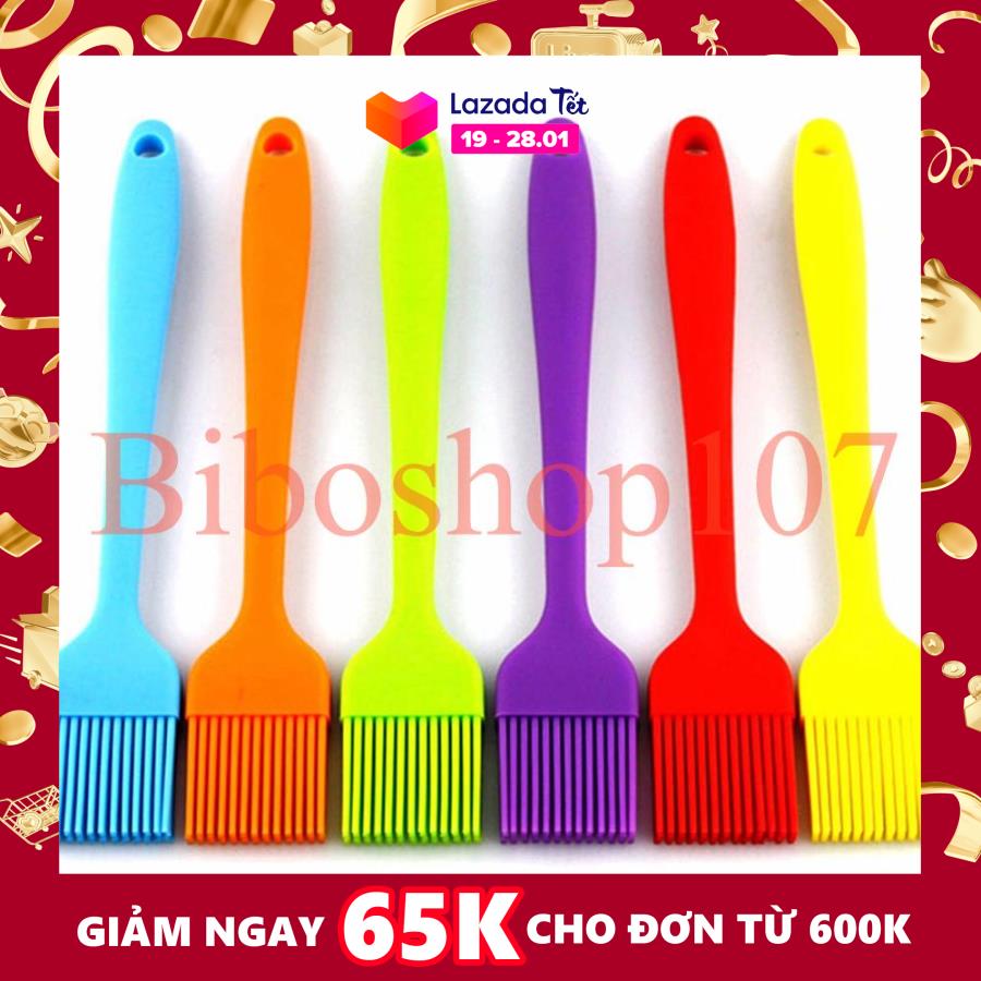 Chổi silicon đúc 21cm quét dầu, bơ, kem trang trí bánh chất liệu silicon cao cấp bền đẹp dễ sử dụng và dễ vệ sinh