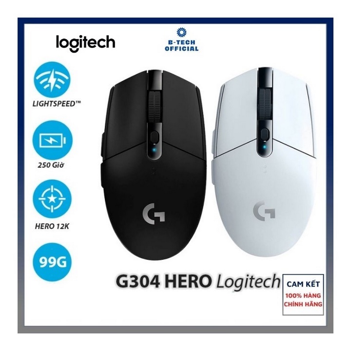 Chuột game không dây Logitech G304 Lightspeed[ Bảo Hành 12 Tháng ]