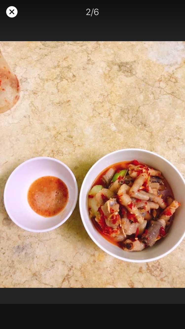 Chân Gà Sốt Thái