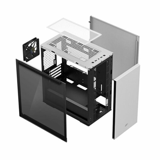 Vỏ Case Máy Tính Deepcool Macube 110 (Black/White/Pink) - Hàng Chính Hãng