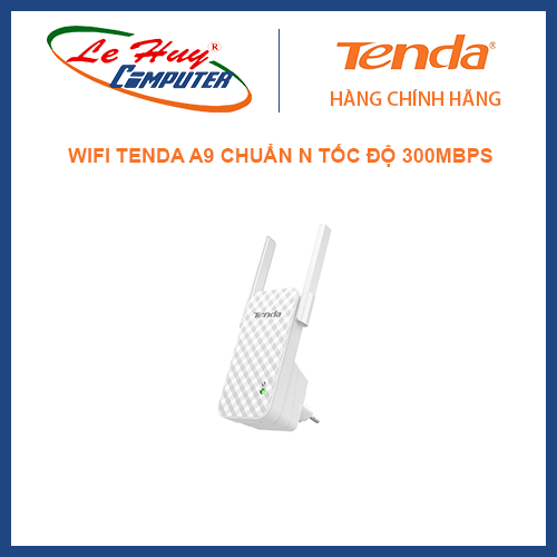 Bộ mở rộng sóng wifi tenda a9 chuẩn n tốc độ 300mbps