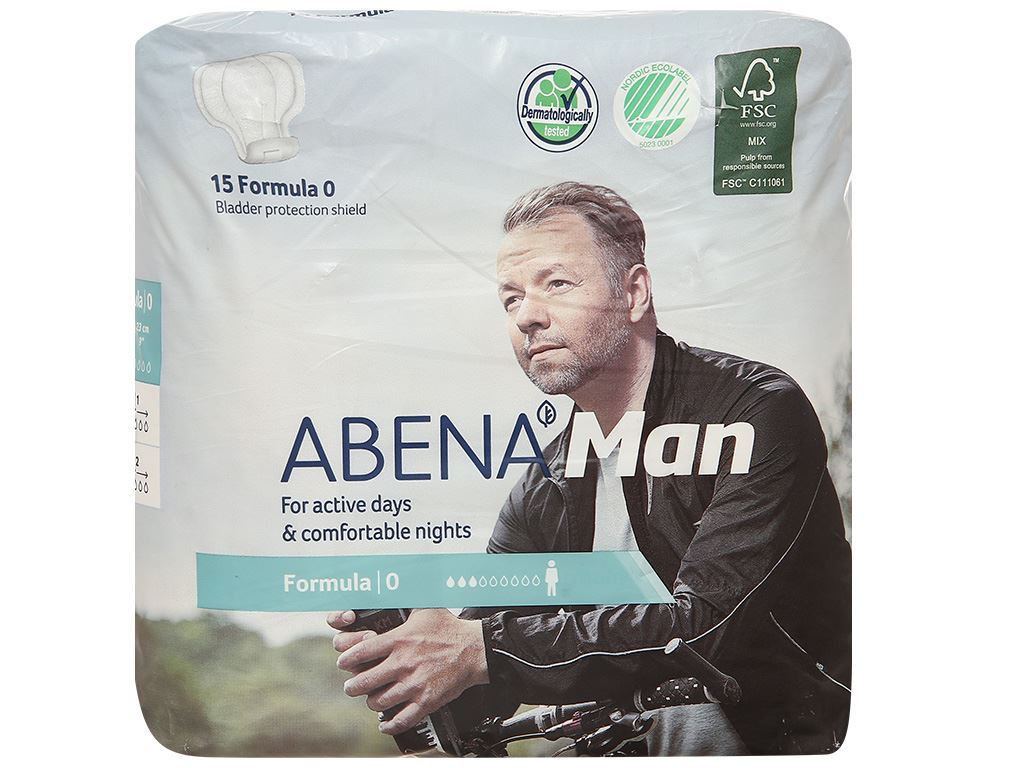 Băng vệ sinh Nam Abena Man Formula (15 miếng)
