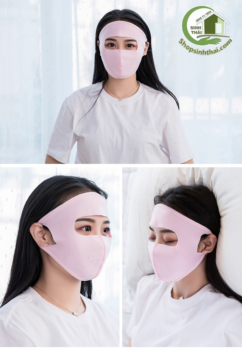 [HCM]Khẩu Trang Che Kín Mặt Ninja - Chống Tia Uv - Giao Màu Ngẫu Nhiên