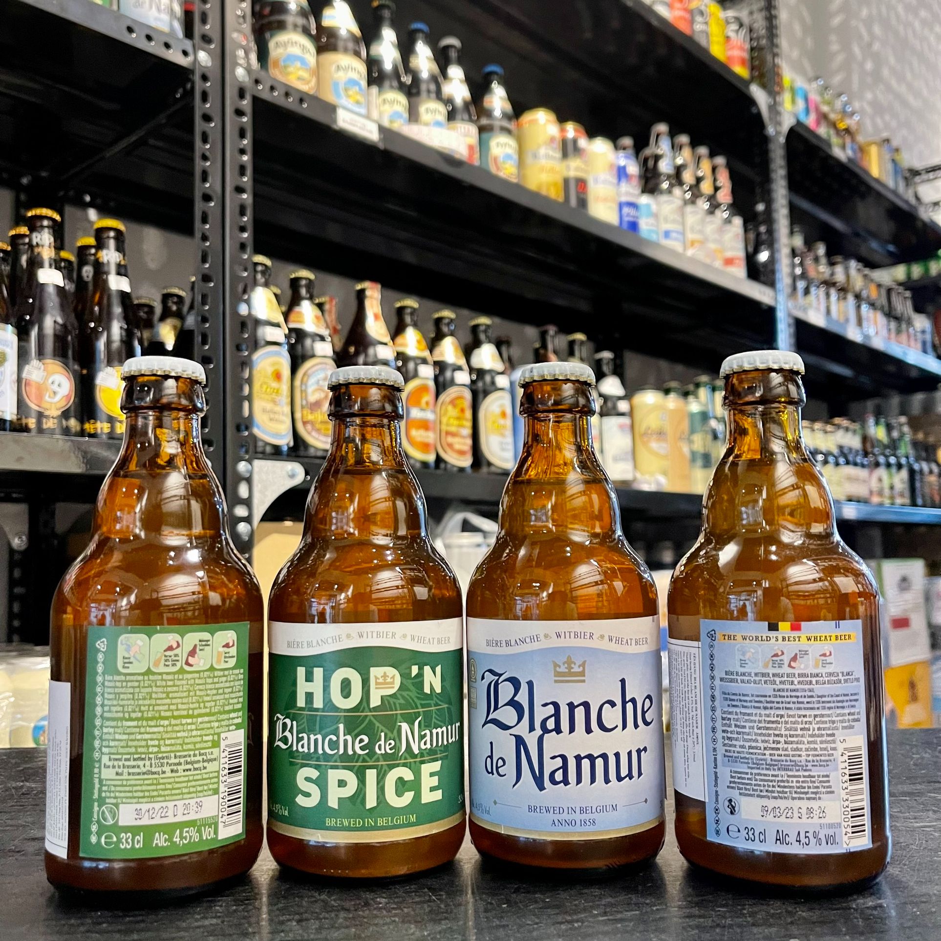 Bia nhập Bỉ Blanche de Numur chai 330ml - 4.5%