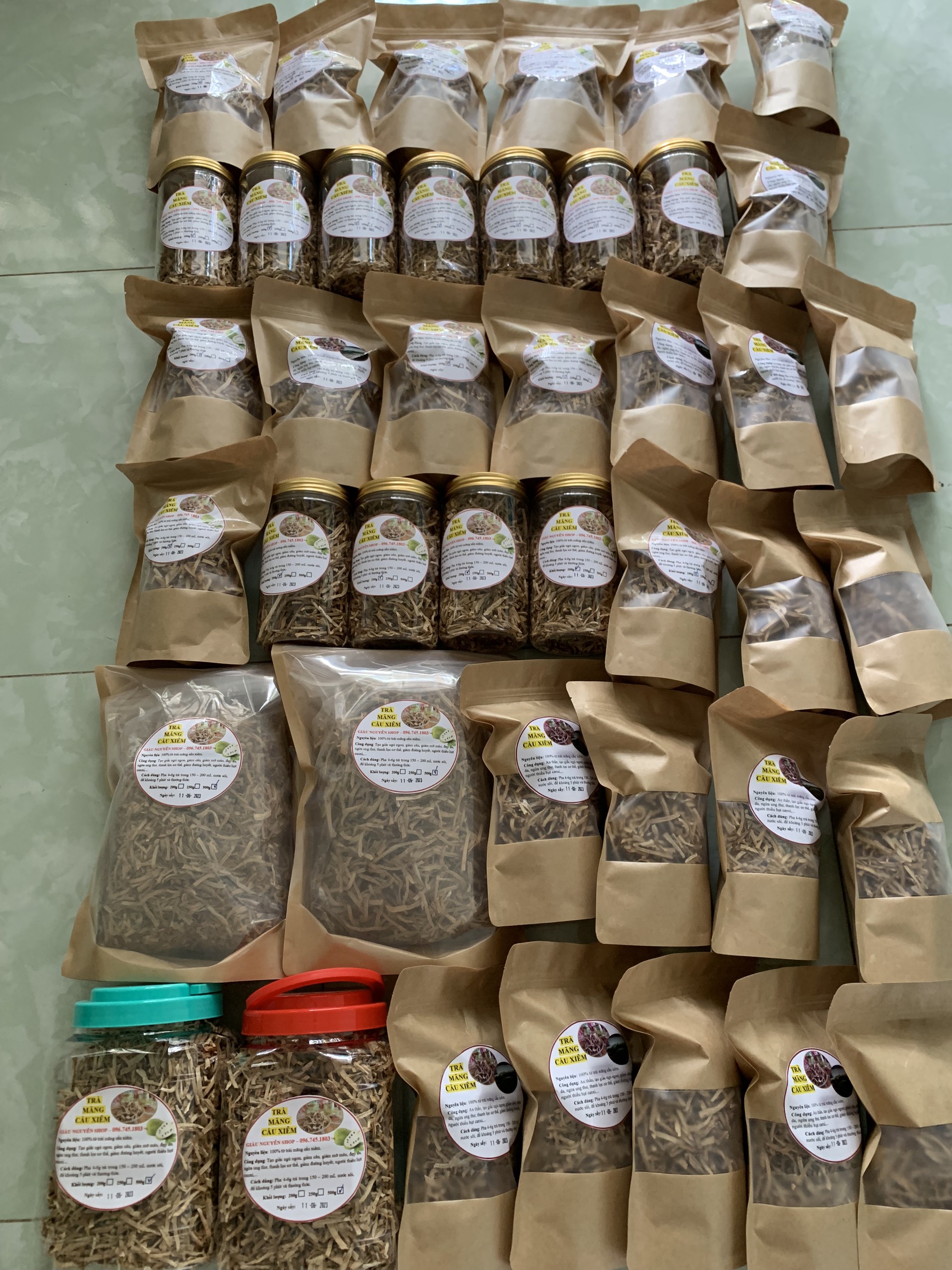 [Combo 3 Túi giấy 200 gram] Trà mãng cầu xiêm nguyên chất