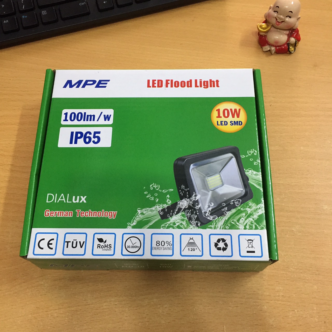 [HCM]ĐÈN PHA LED 10W MPE TRẮNG VÀNG