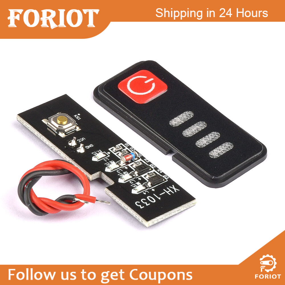 Foriot 5S 18V 21V Battery Capacity Indicator Module with Power Display and Battery Shell Battery Level Indicator Tester LED Display for 5S