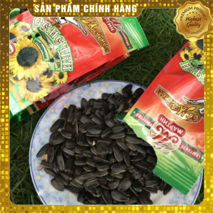 Hạt hướng dương Nga Martin hiệu con vịt gói 100gr - Nhập khẩu Nga chính ngạch