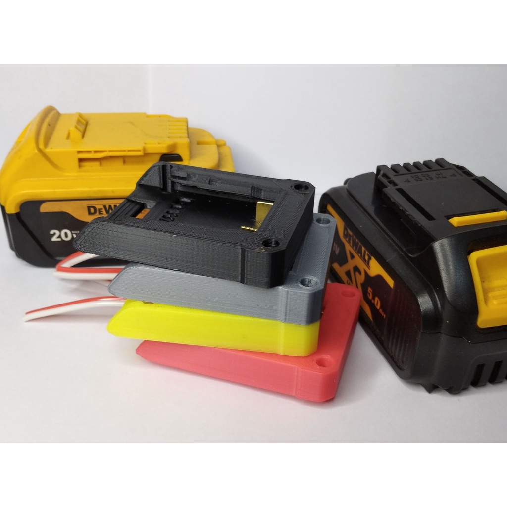 Đế pin Dewalt 20v ver.2 đã có tiếp điểm .