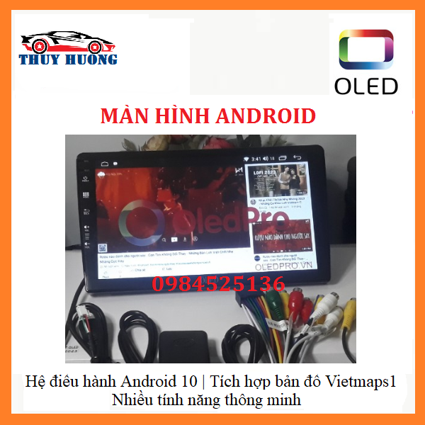 Màn hình dvd android 9inch, 10inch lắp cho xe oto. màn hình android lắp cho các dòng xe toyota, kia, hyundai, honda, mazda, ford... màn hình xem camera oto, youtube, định vị gps, tích hợp vô lăng... tặng pm vietmap s1
