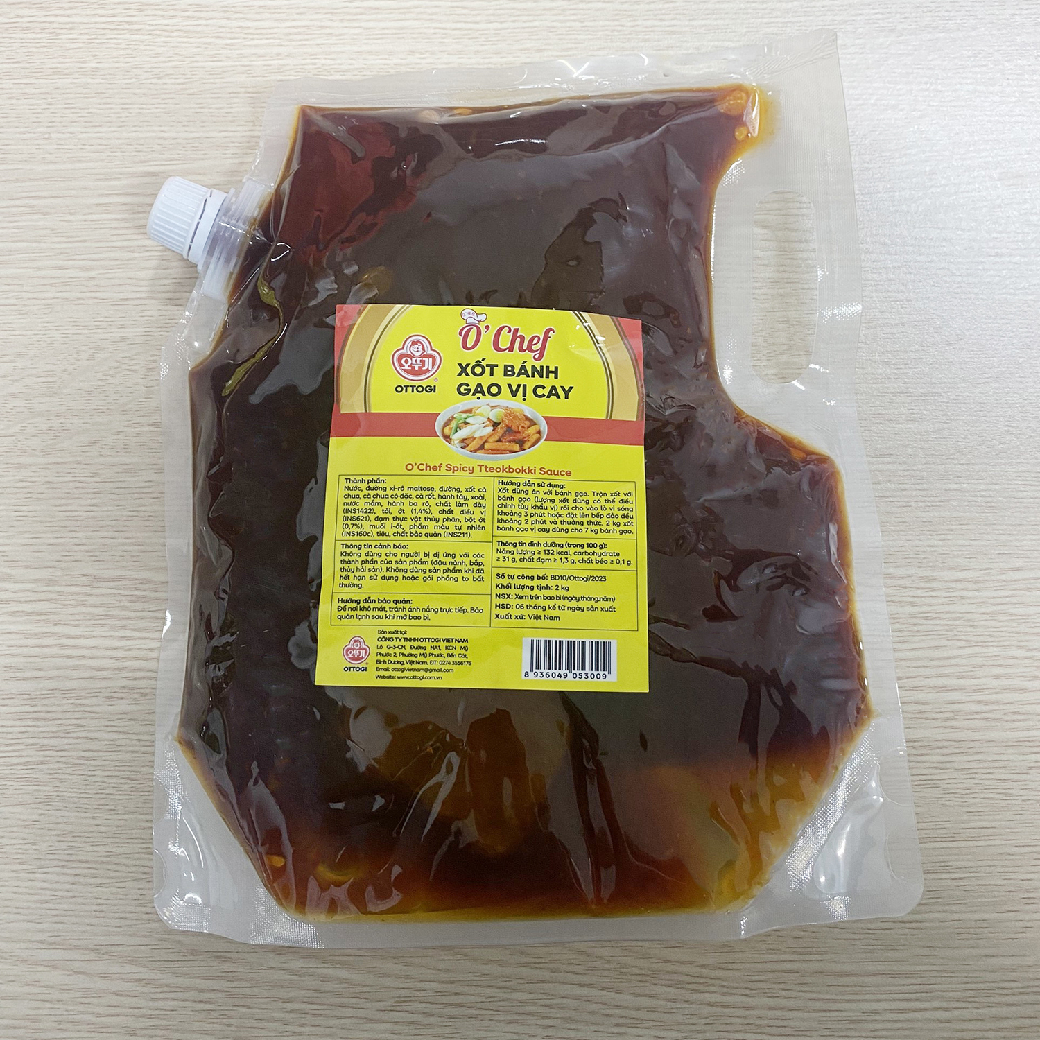 Xốt bánh gạo vị cay O'chef Otoki 2kg