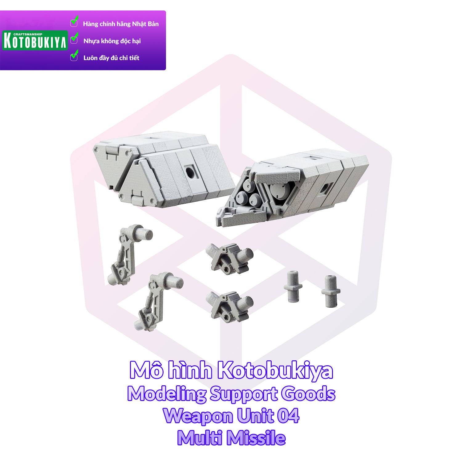 [7-11/12 VOUCHER 8%]Mô Hình Kotobukiya M.S.G WU04 Multi Missile Weapon Unit [KTB] [MSG]