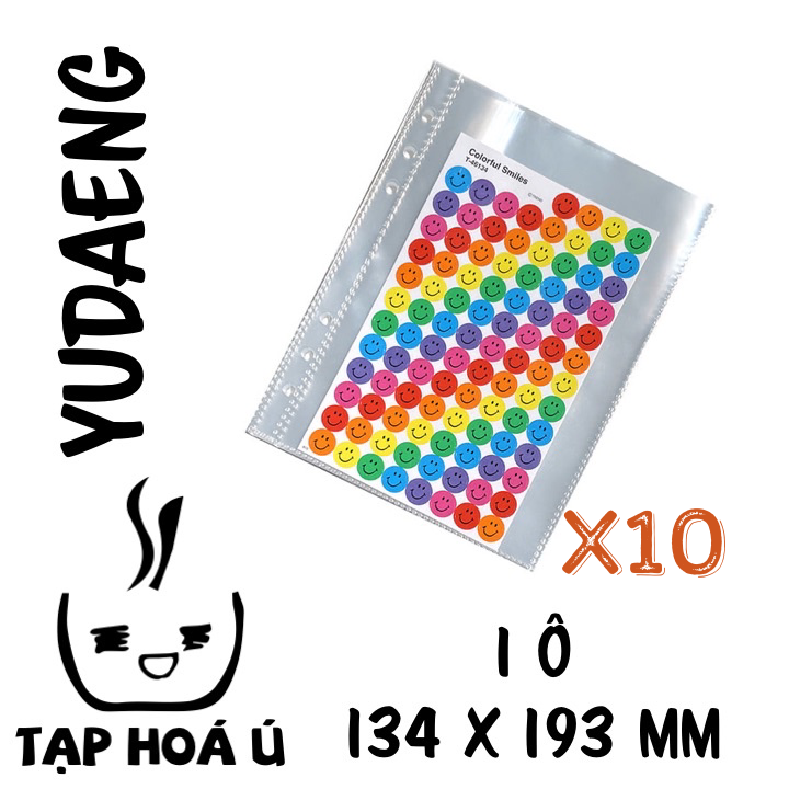 SHEET REFILL BINDER A5 - 6 RING - YUDAENG (SET 10 SHEETS)