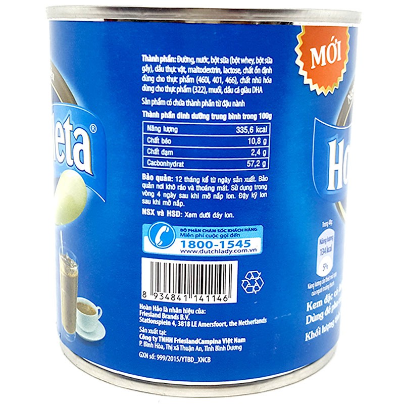 Sữa đặc Hoàn Hảo lon 380g