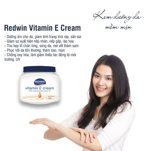 Hàng Chuẩn ÚC] Kem dưỡng da Redwin Vitamin E