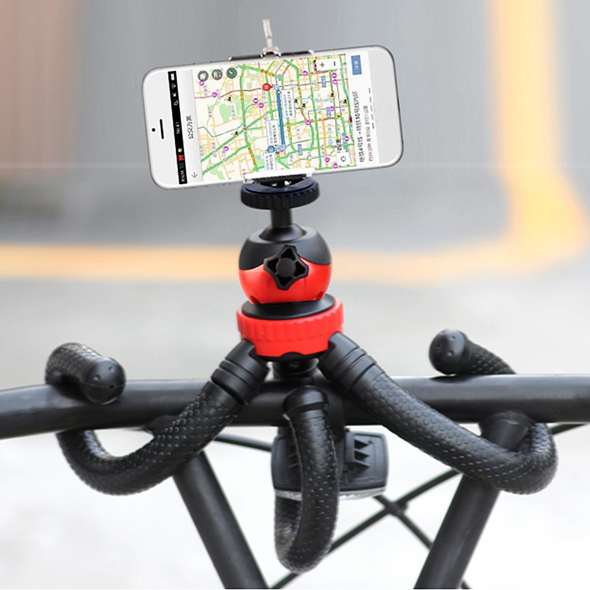 Chân đế máy ảnh Tripod Ballhead Mini Octopus Flexible (Giao Màu Ngẫu Nhiên) - HÀNG NHẬP KHẨU