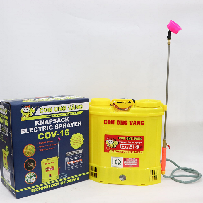 Bình xịt điện con ong vàng 16 lít