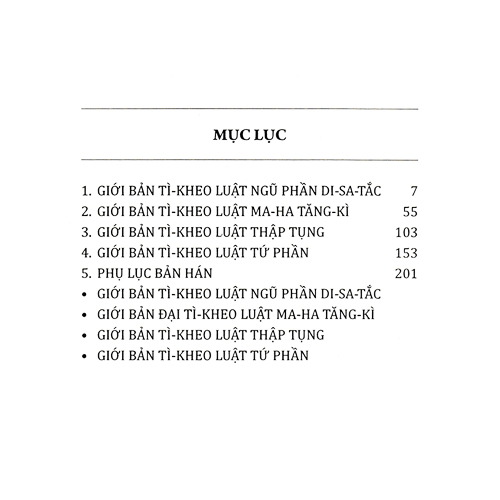 Sách - Giới Bản Tì - Kheo