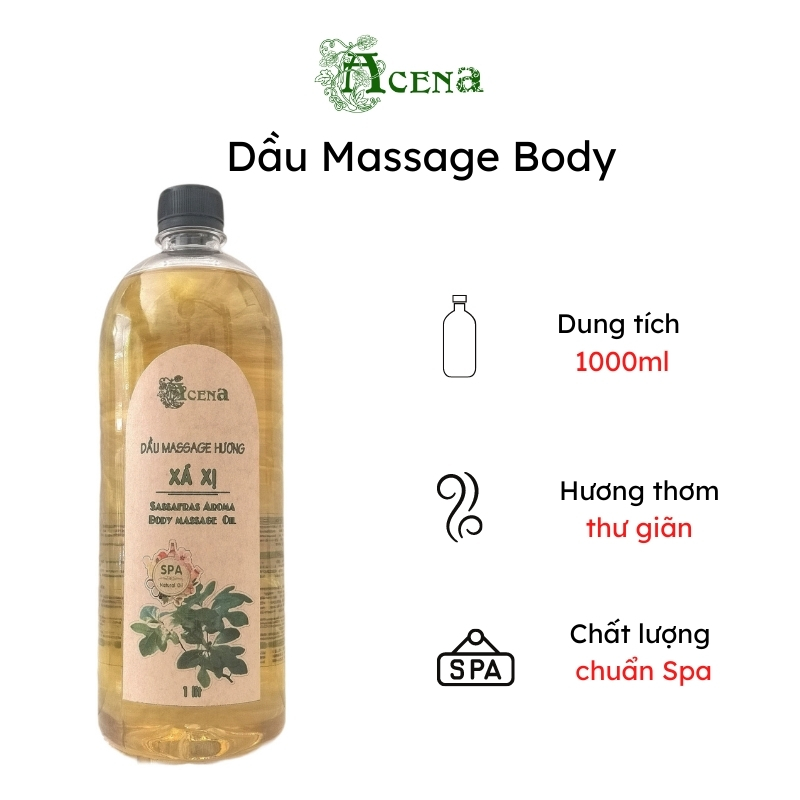 Dầu Massage Body Xá Xị ACENA 1000ml
