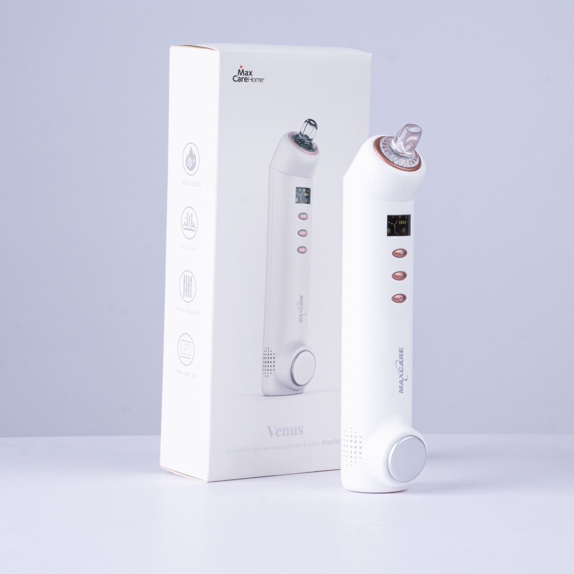 Máy hút mụn đầu đen nóng lạnh Max666