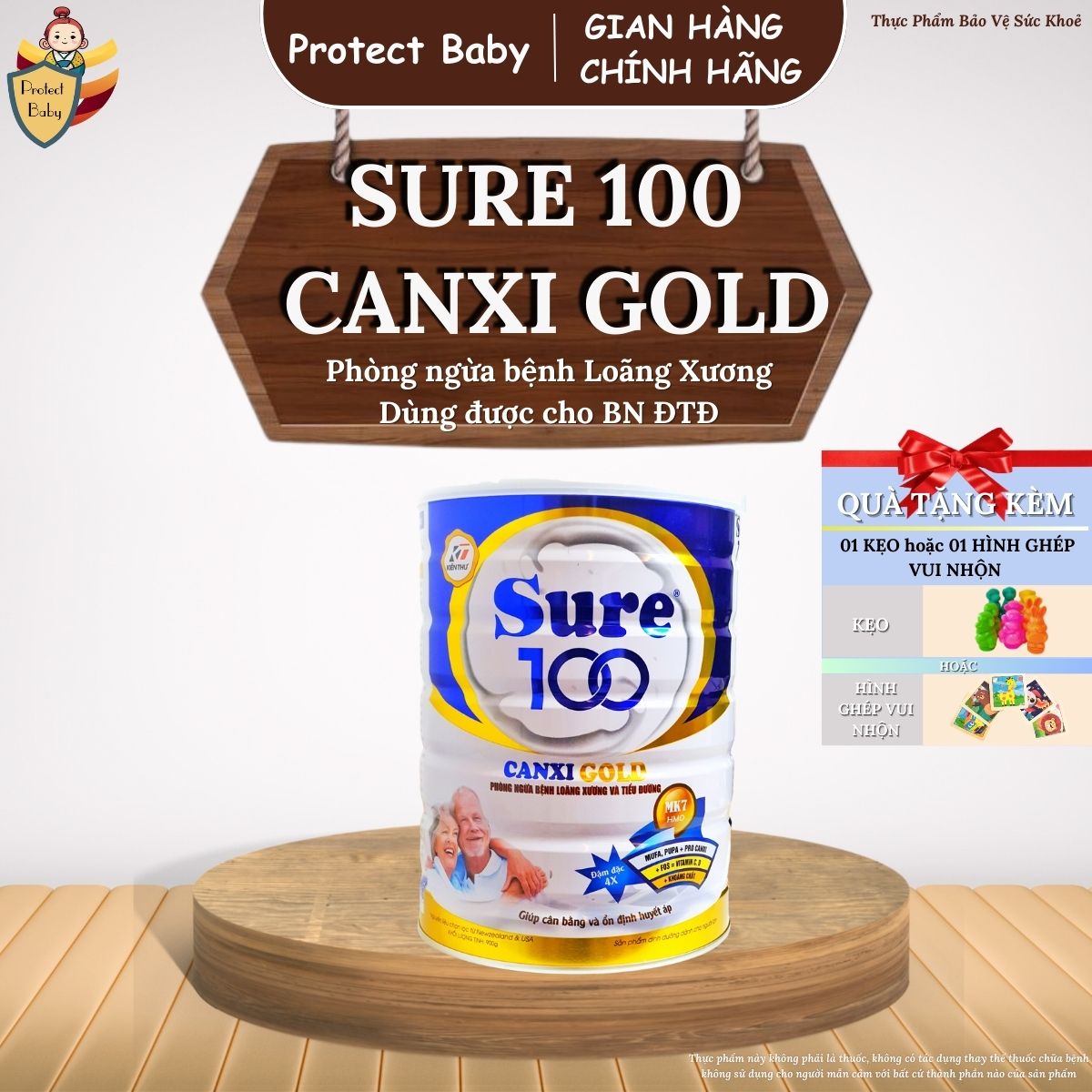 [HCMC] calcium milk sure 100 bone support