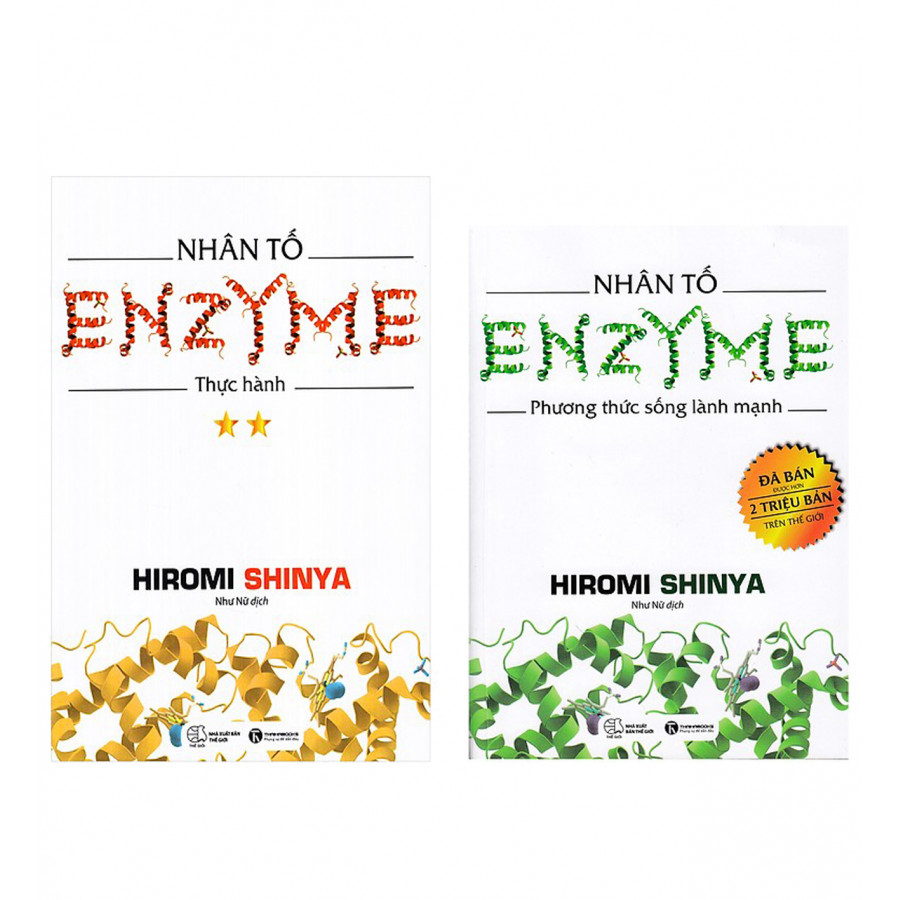 Sách - combo nhân tố enzyme - thực hành + nhân tố enzyme - phương thức sống lành mạnh
