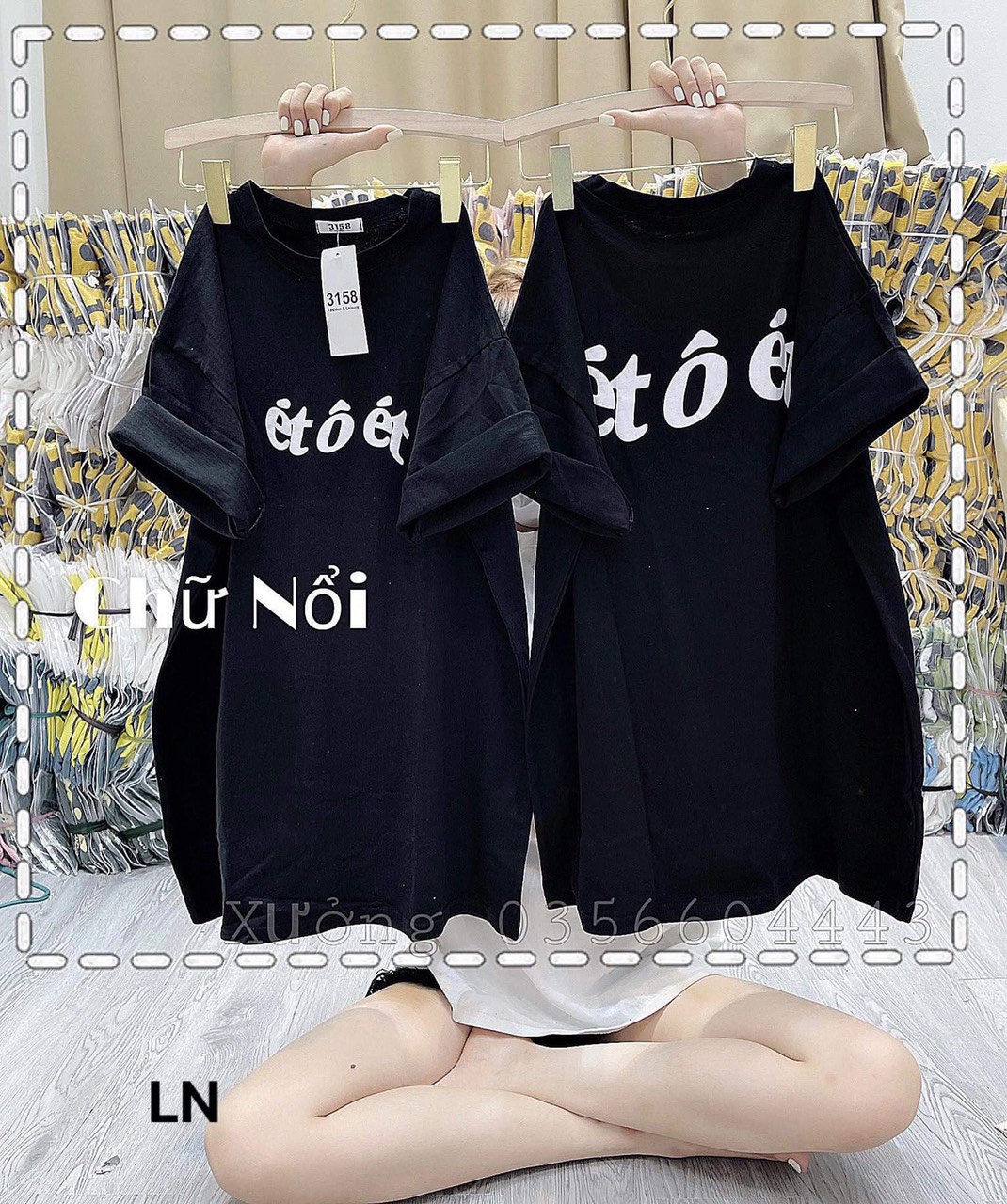 Áo phông ét ô ét Chất cotton