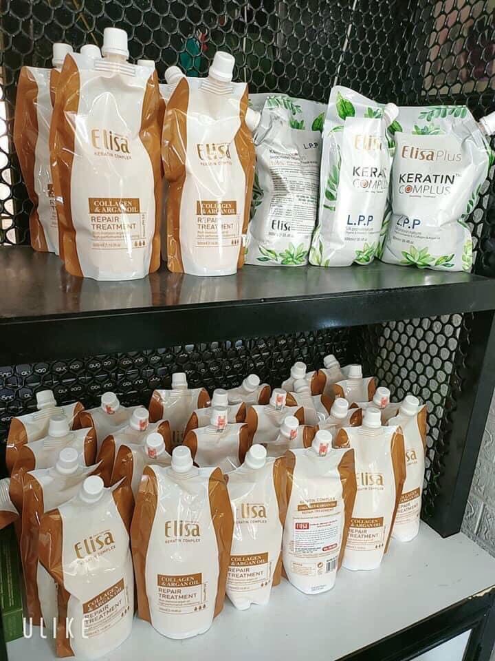 Dầu Hấp Tóc Elisa Collagen & Argan Oil 500ml