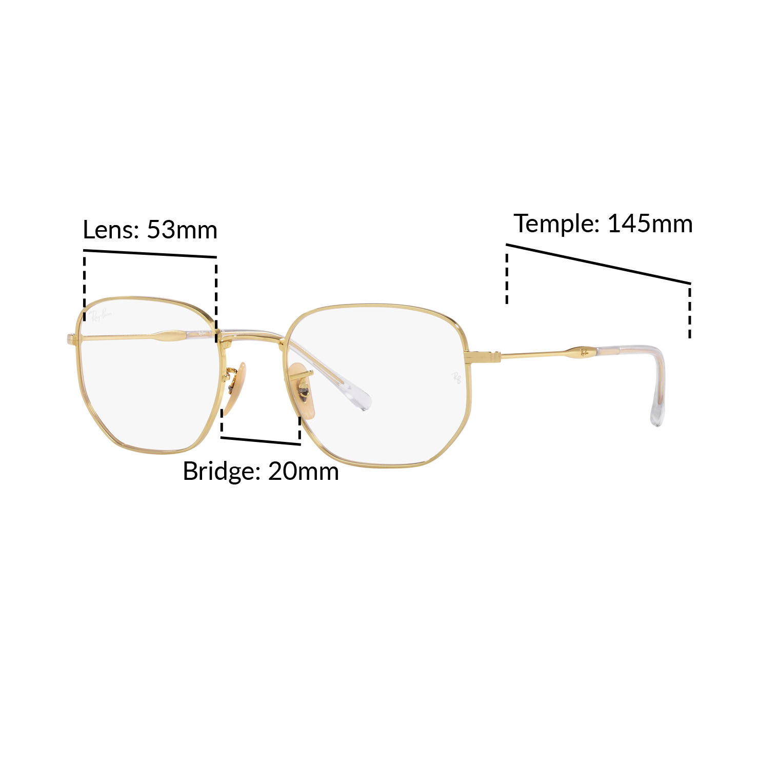 Mắt kính RAY-BAN VISTA - RX6496 2500 Size 53