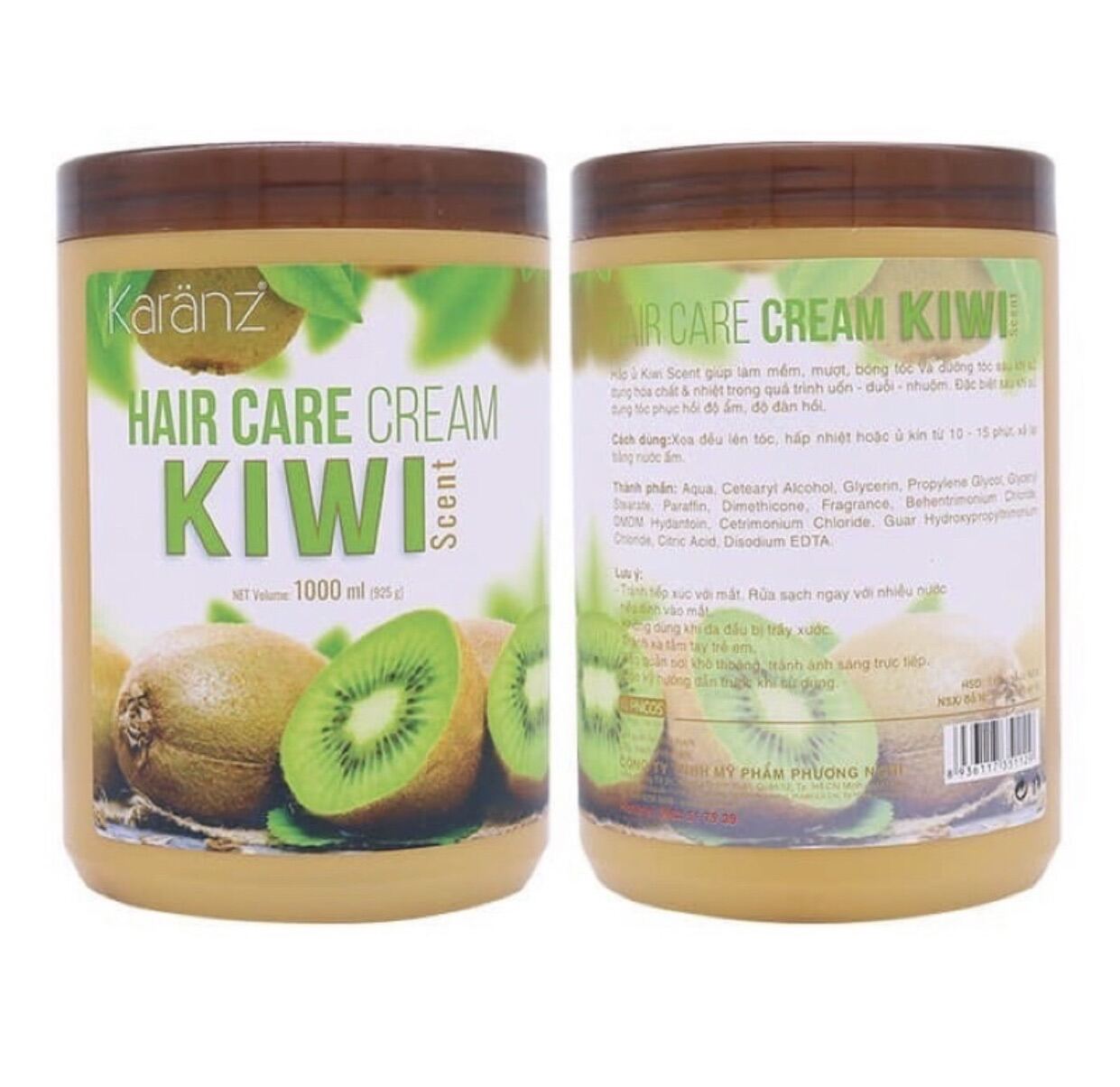 [Chỉ 7/3 Hoàn Tiền 15%]Hấp dầu ủ tóc Kazan Kiwi 1000ml - hấp dầu quốc dân