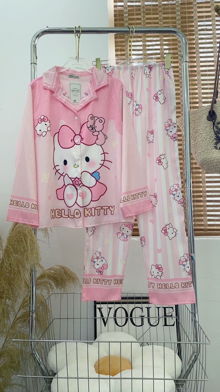 Sét bộ áo satin thái mát hàng cao cấp MS98.