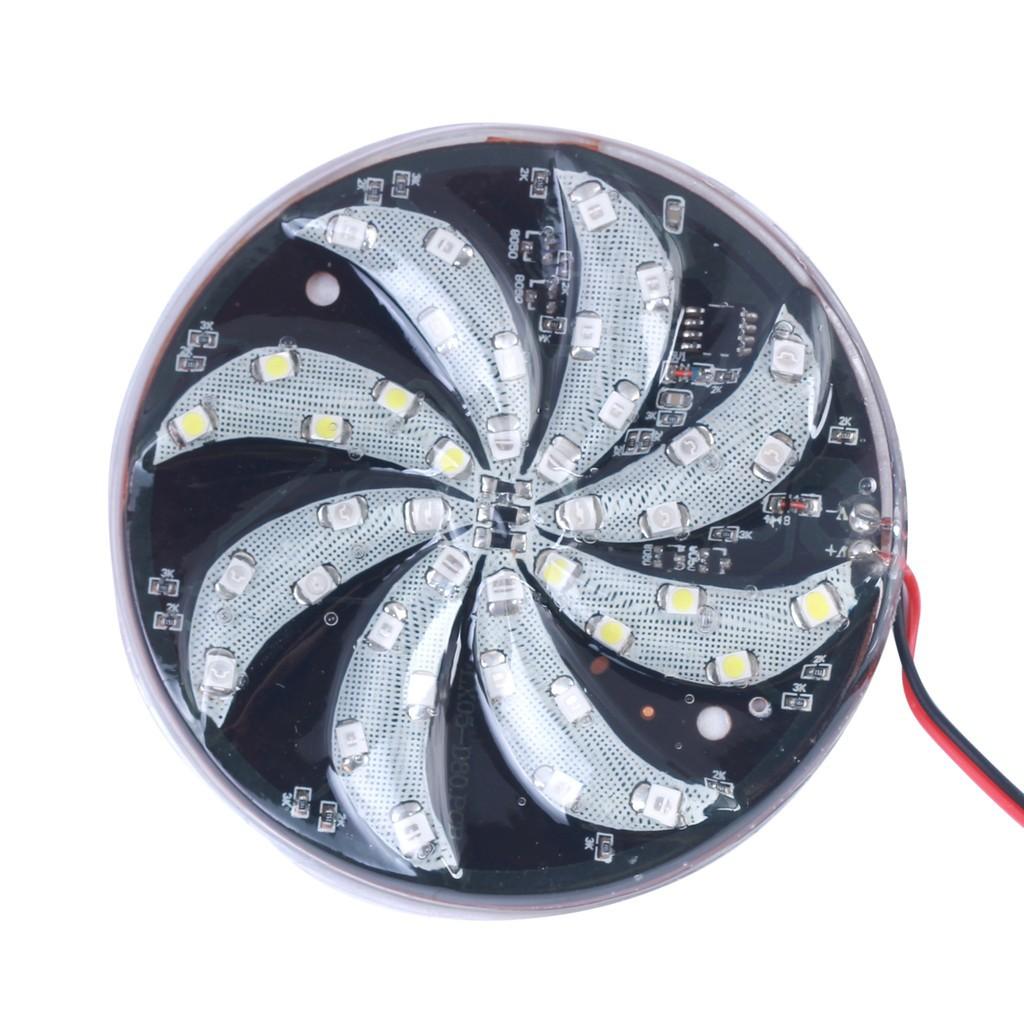 đèn led xoay 7 mầu Chong Chóng 24V 8cm 24v (Cái) Đèn led xoay 7 mầu 24v
