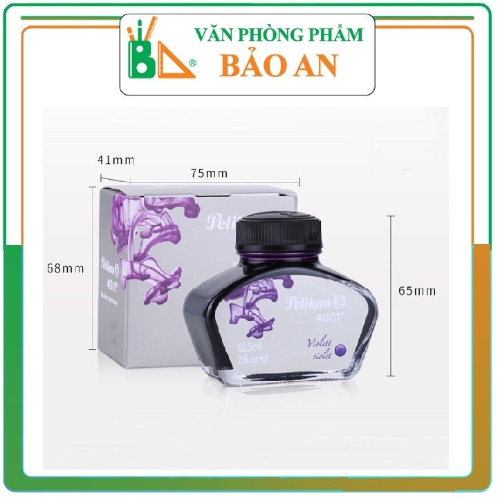 Mực pelikan 4001 đức 62.5ml các màu - văn phòng phẩm bảo an