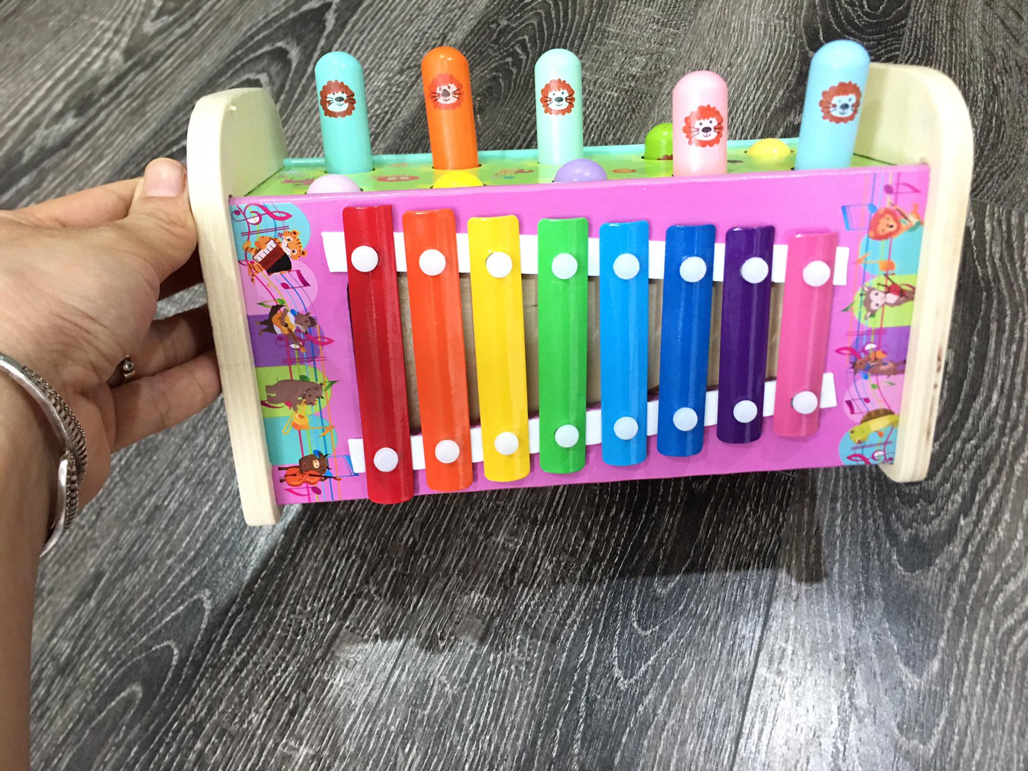 Đập chuột kèm đàn cho bé