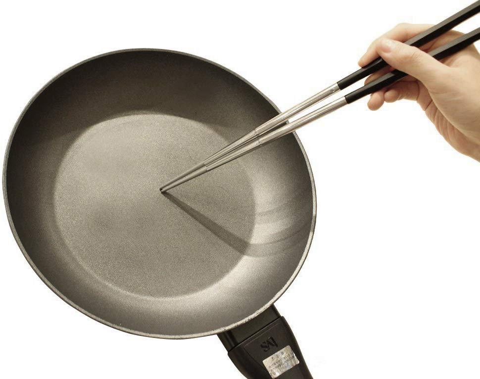 KAI - Select 100 - Stainless steel chopsticks - 33cm