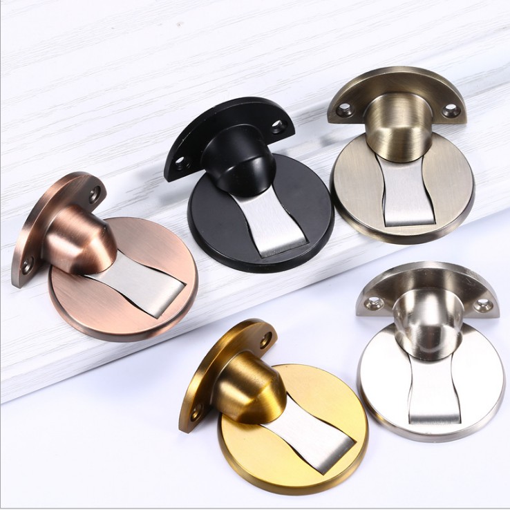 Chặn cửa nam châm đế mỏng, hít cửa inox 304 -TRÒN