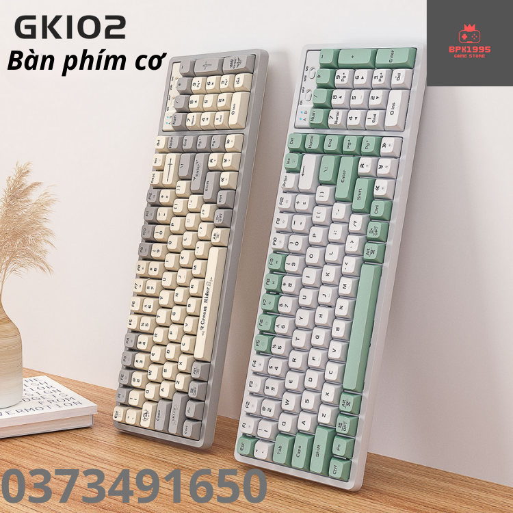 Bàn Phím Cơ GK102 HOTSWAP LANGTU Golden Switch Bàn phím cơ cao cấp dành cho game thủ